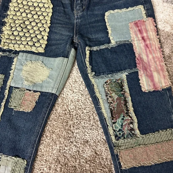 Free People Patchwork Women's Jeans